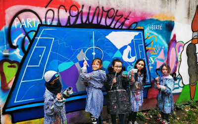 Atelier enfants, Art et Sport, centre Aretha Franklin