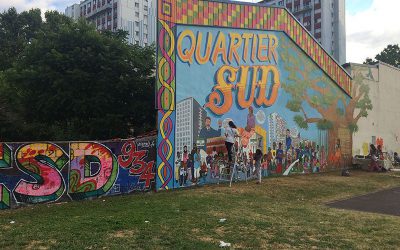 Fresque participative du Quartier SUD