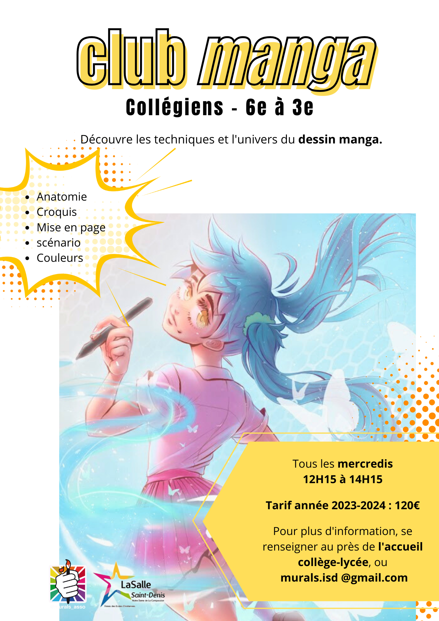 Flyer Ateliers Dessins