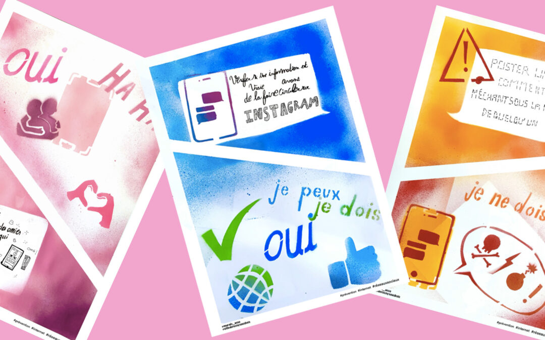 Peinture et prévention : atelier sensibilisation réseaux sociaux