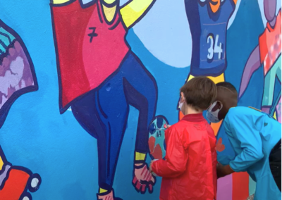 Street Art – Corps en Mouvement Ecole primaire Alexandre dumas
